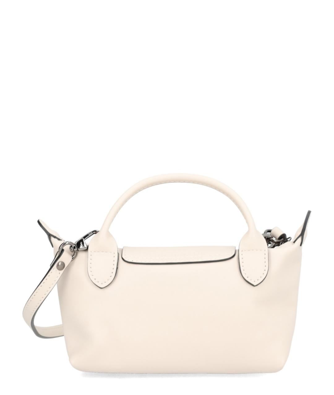 LONGCHAMP Розовая кожаная сумка с короткими ручками, фото 3