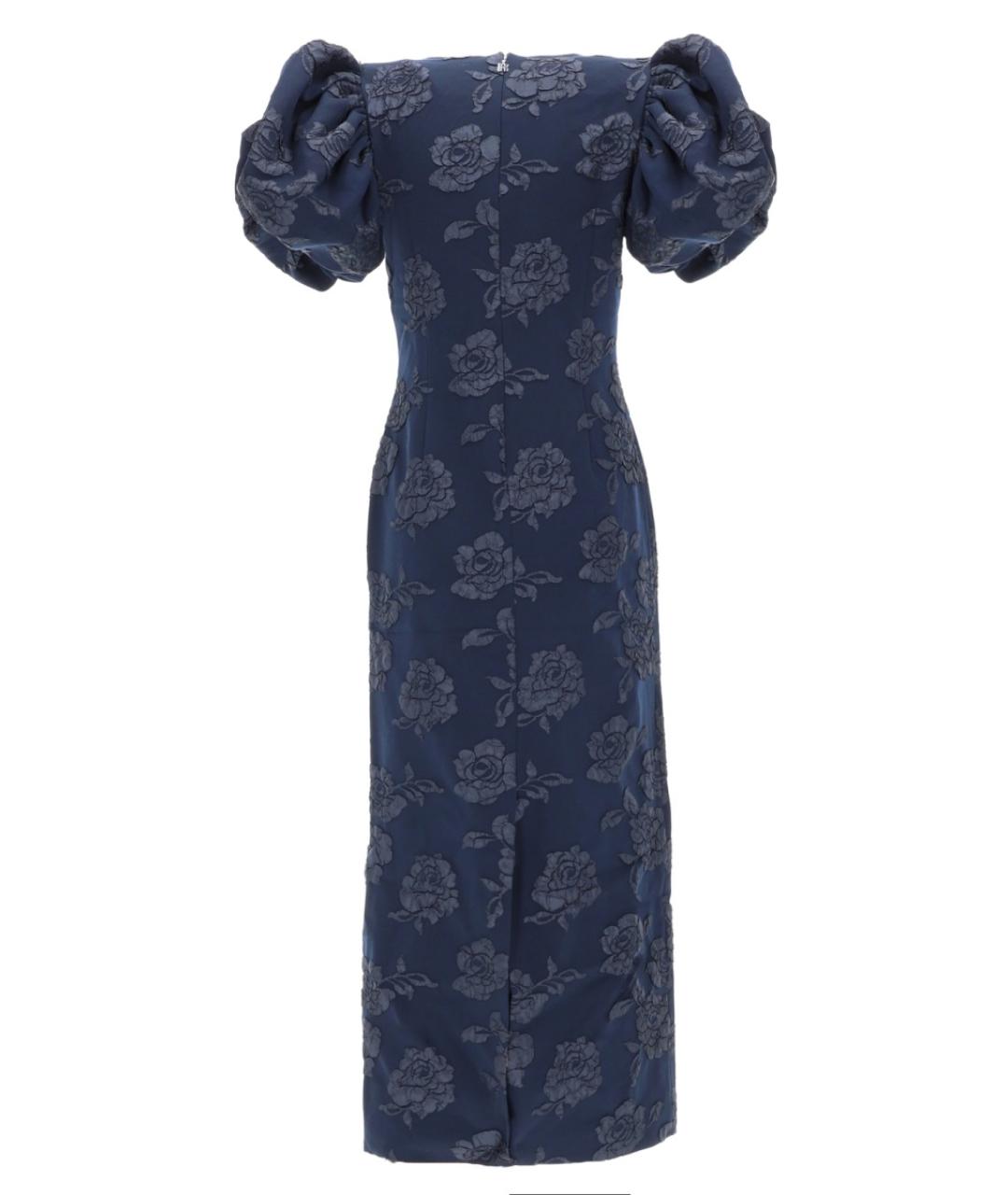 ROTATE Синее полиэстеровое платье, фото 3