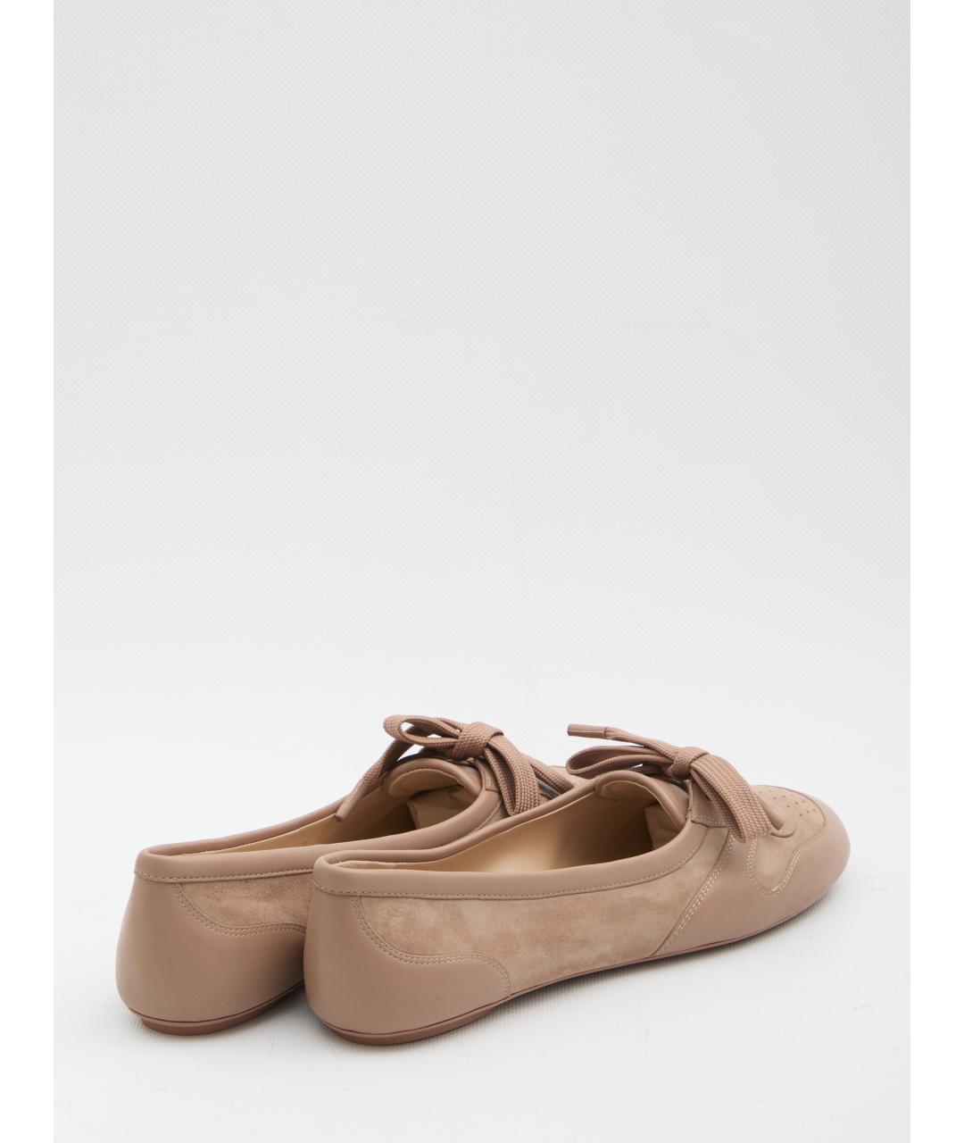 GIANVITO ROSSI Розовые замшевые балетки, фото 3