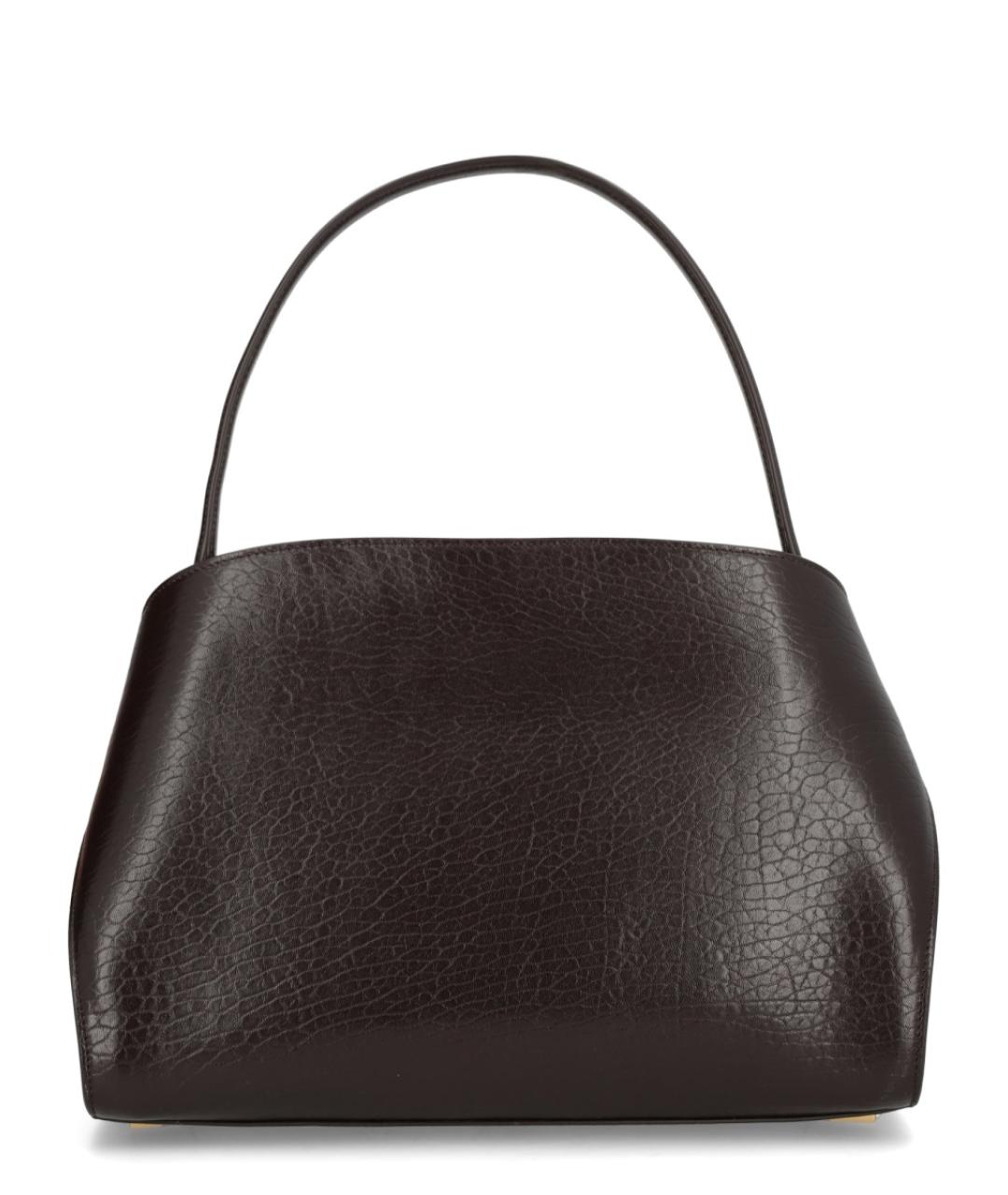 FERRAGAMO Коричневая кожаная сумка тоут, фото 5