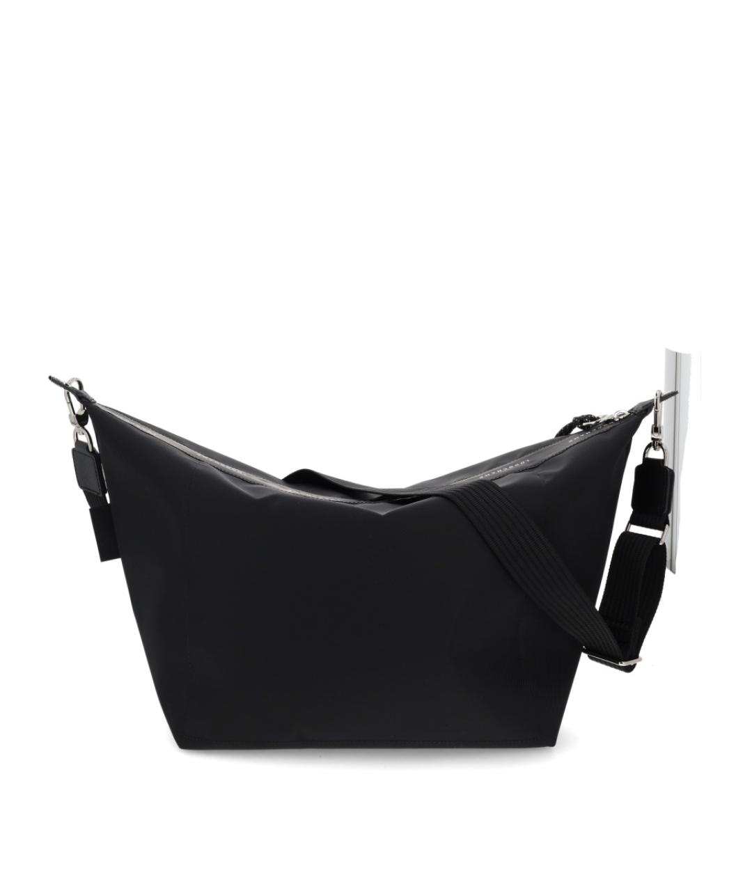 LONGCHAMP Черная тканевая сумка через плечо, фото 2