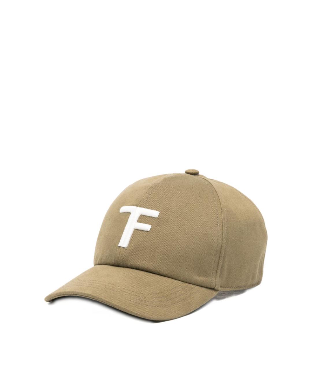 TOM FORD Коричневая хлопковая кепка/бейсболка, фото 1