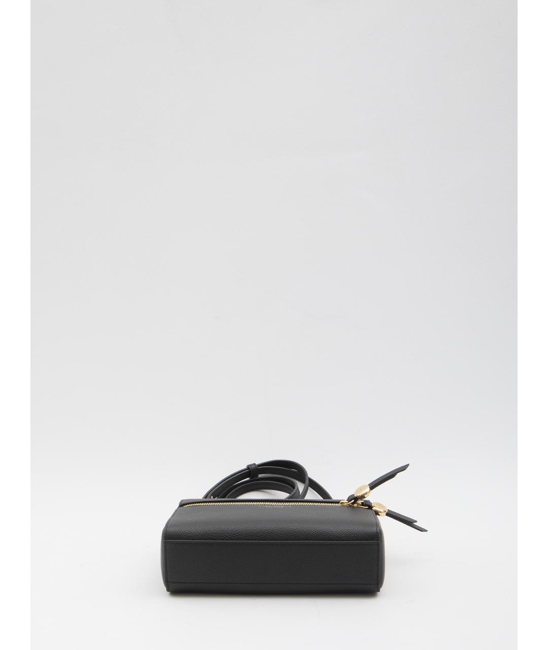 TORY BURCH Черная кожаная сумка через плечо, фото 4