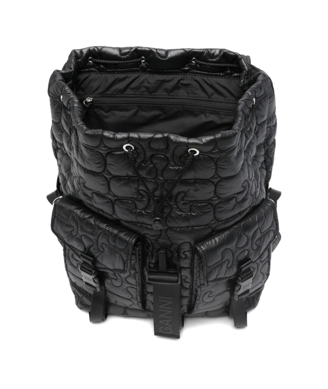 GANNI Черный рюкзак, фото 2