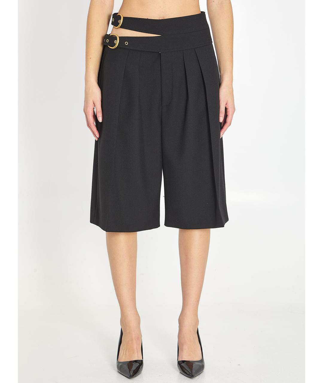 CHLOE Черные шерстяные шорты, фото 2