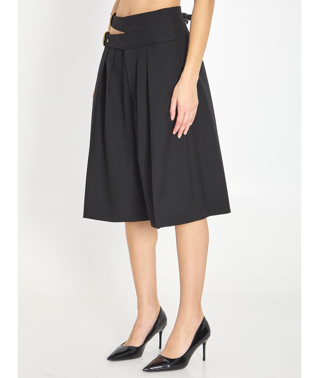 CHLOE Черные шерстяные шорты, фото 4