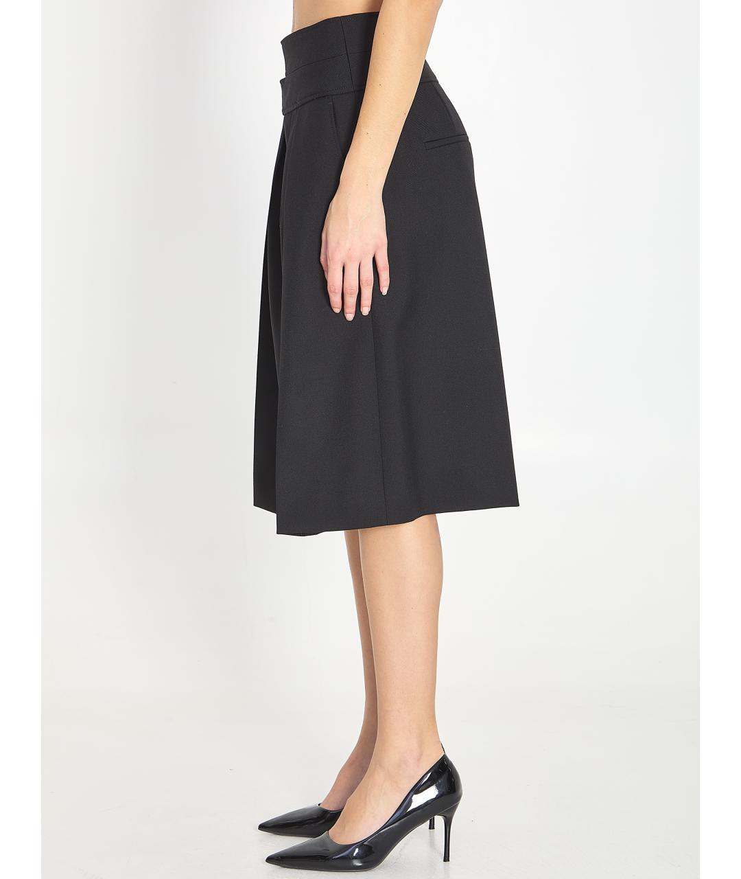 CHLOE Черные шерстяные шорты, фото 5