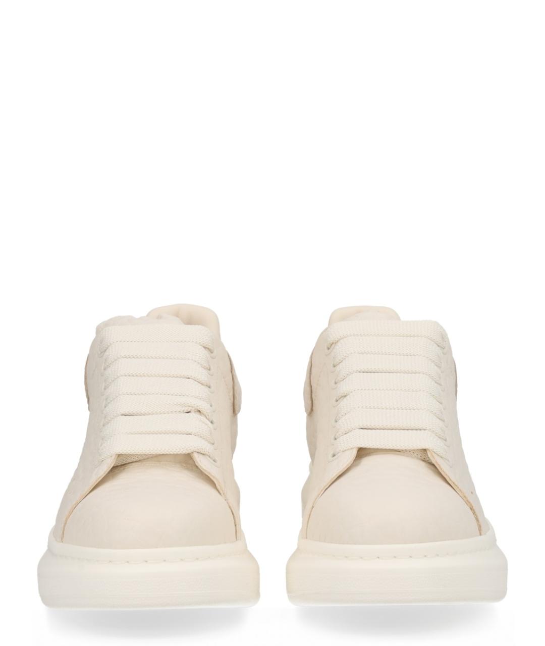 ALEXANDER MCQUEEN Белые текстильные кроссовки, фото 2