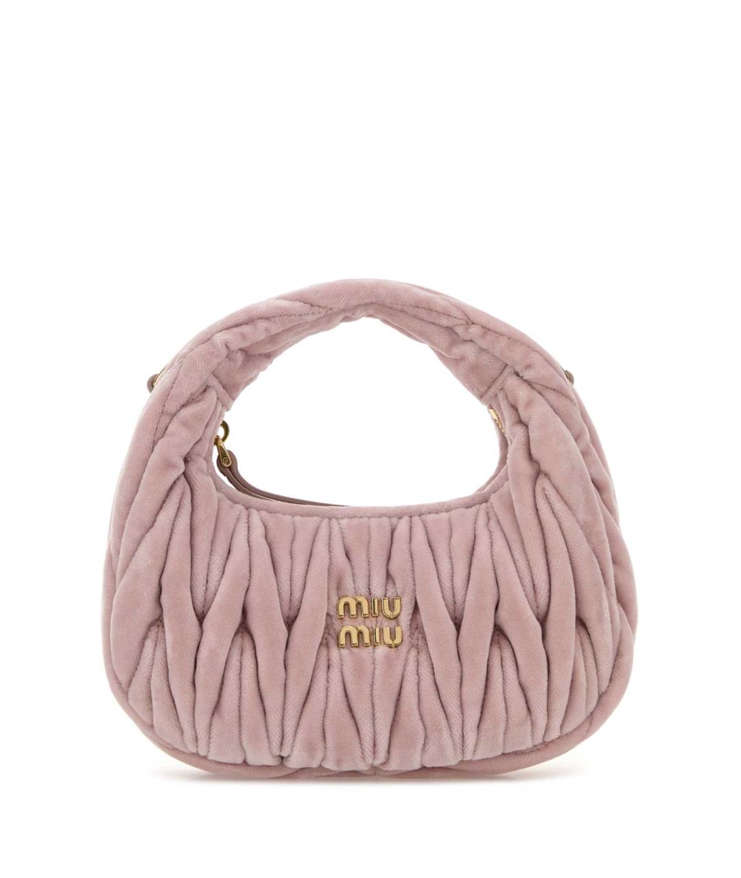 MIU MIU Розовая сумка с короткими ручками, фото 1
