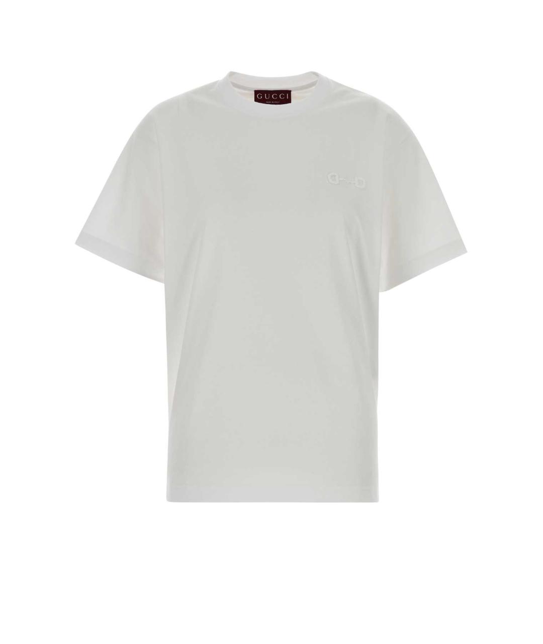 GUCCI Белая футболка, фото 1