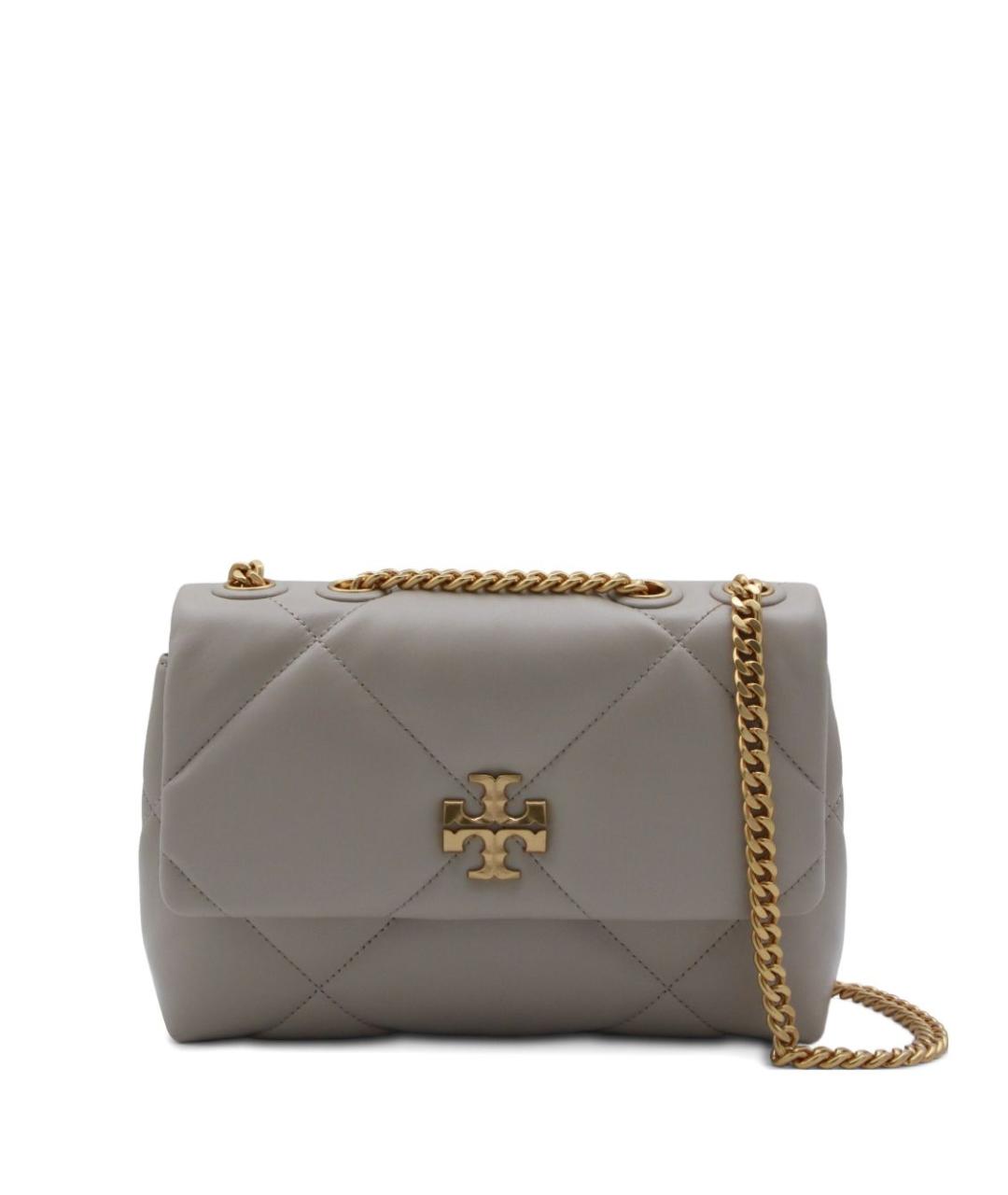 TORY BURCH Бежевая кожаная сумка через плечо, фото 1