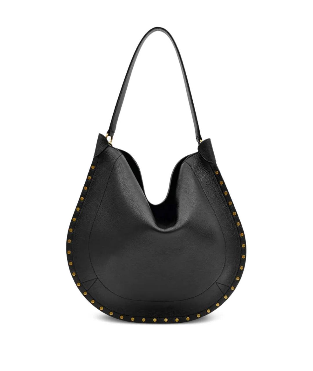 ISABEL MARANT Черная кожаная сумка через плечо, фото 4