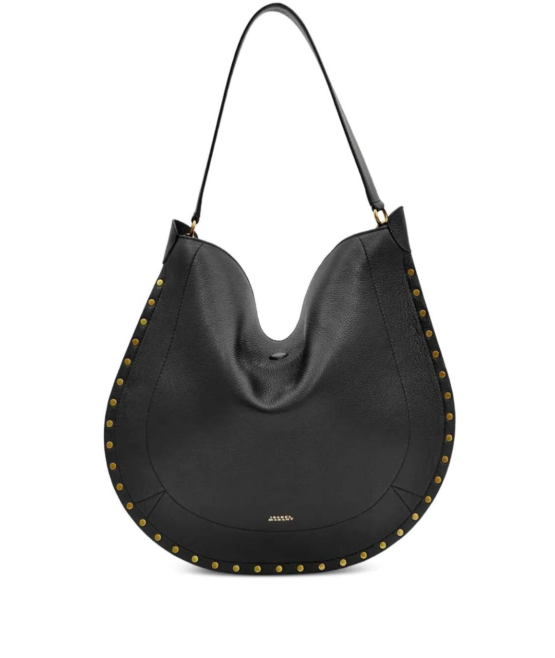 ISABEL MARANT Черная кожаная сумка через плечо, фото 1