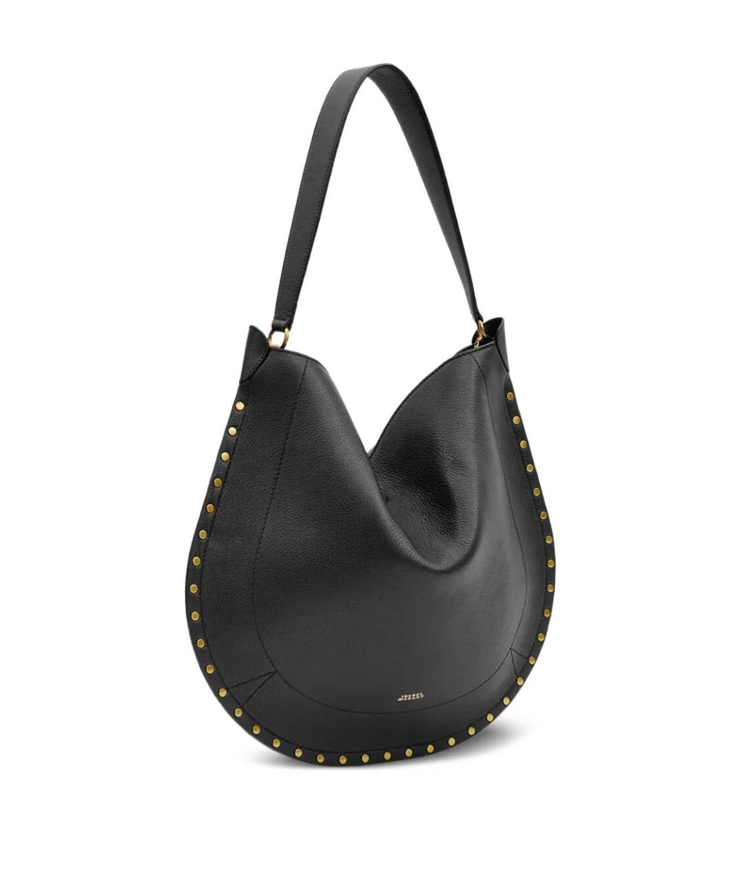 ISABEL MARANT Черная кожаная сумка через плечо, фото 3