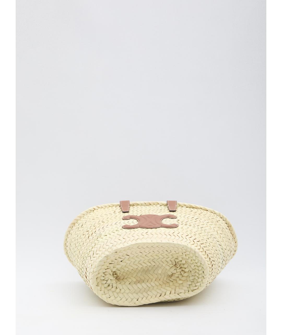 CELINE Бежевая сумка тоут, фото 5