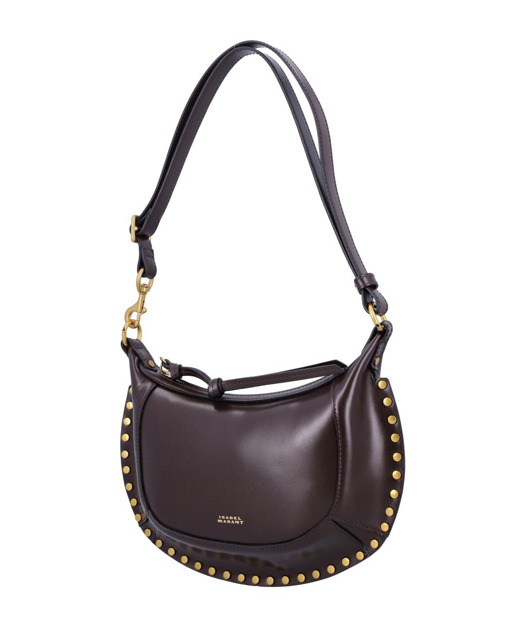 ISABEL MARANT Коричневая кожаная сумка через плечо, фото 3