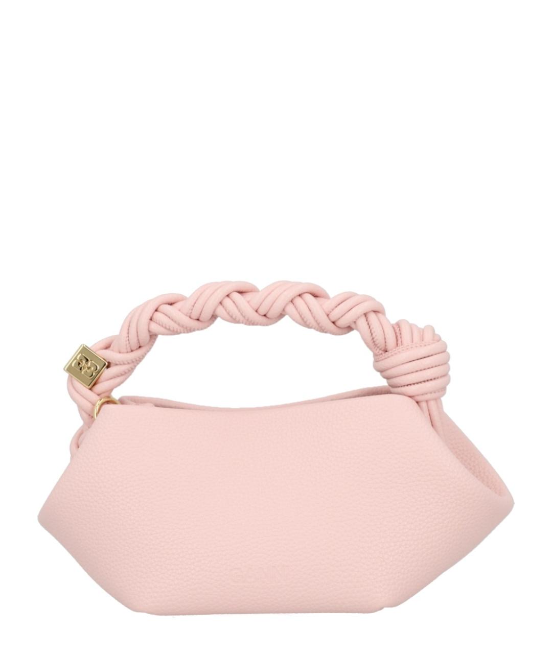 GANNI Розовая синтетическая сумка через плечо, фото 3