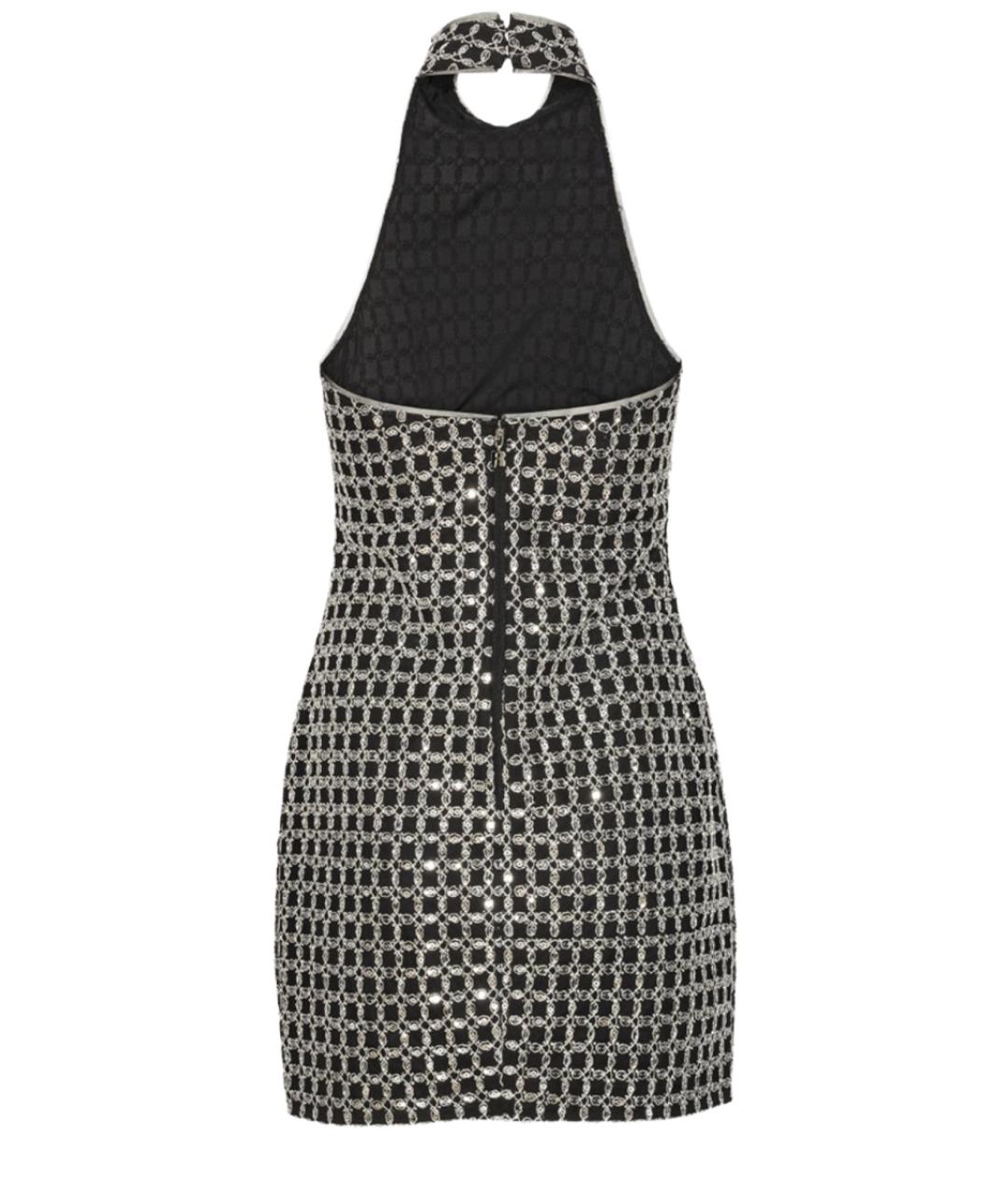 ROTATE Черное полиэстеровое коктейльное платье, фото 3