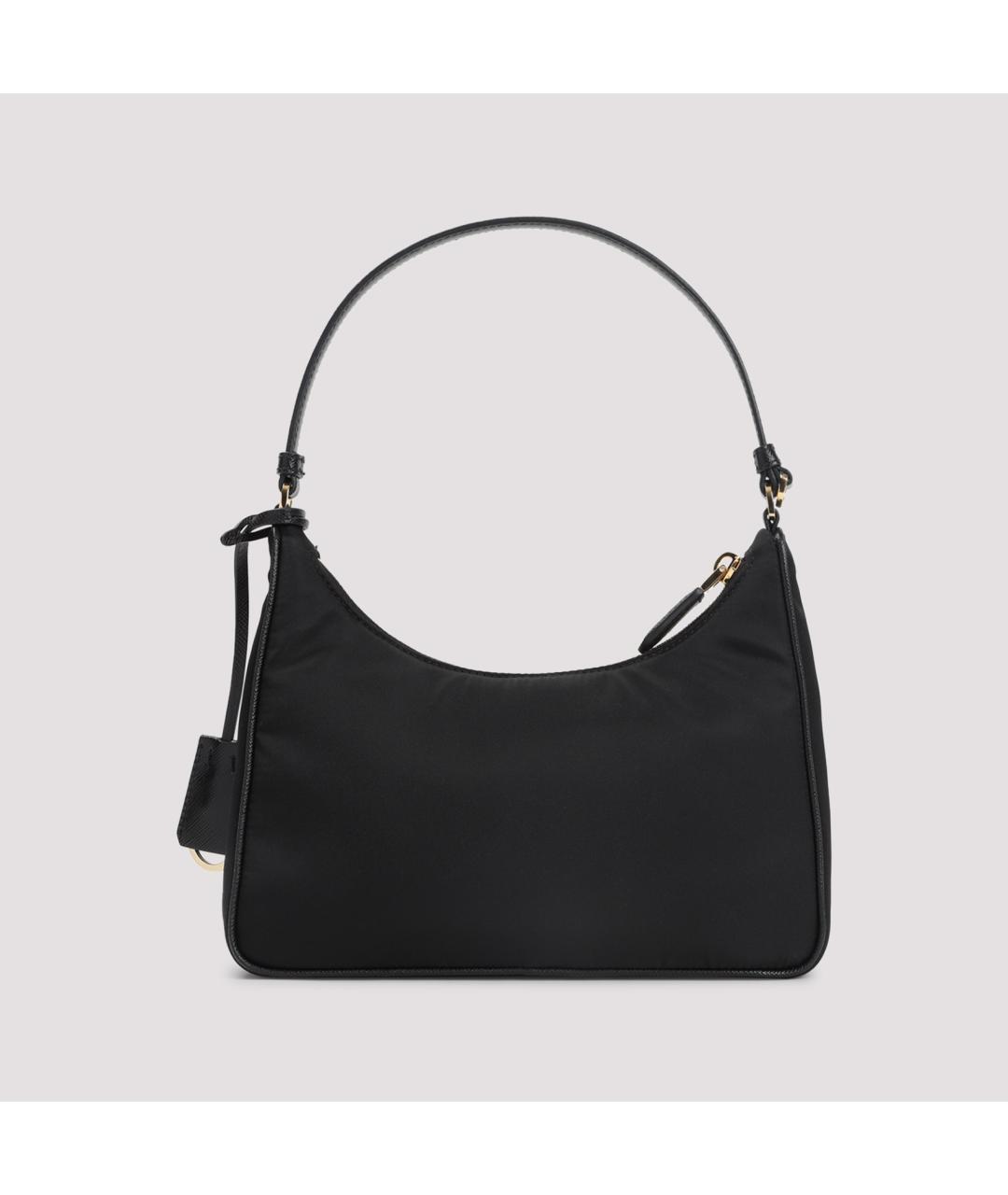 PRADA Черная синтетическая сумка через плечо, фото 3