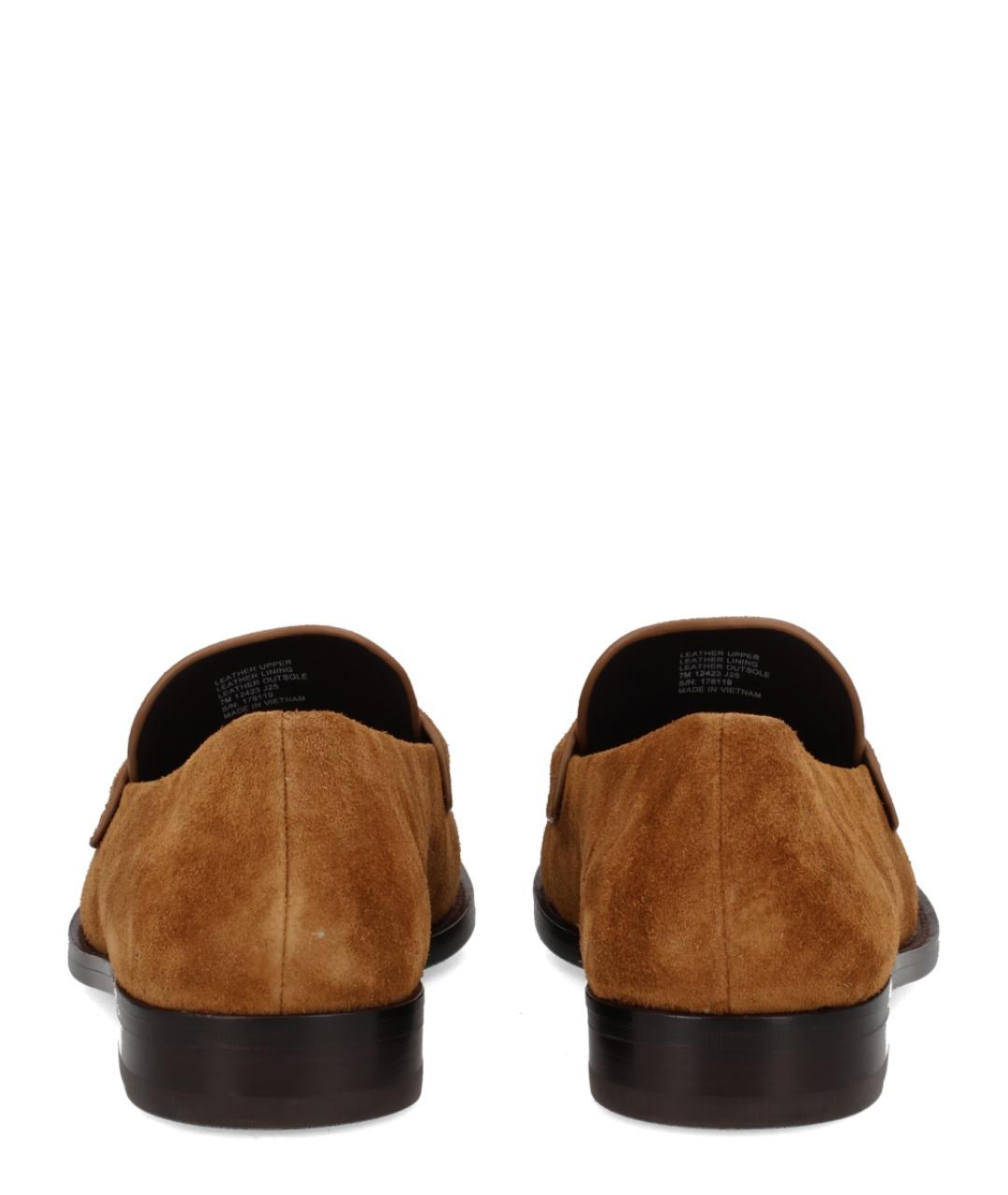 TORY BURCH Коричневые кожаные лоферы, фото 3