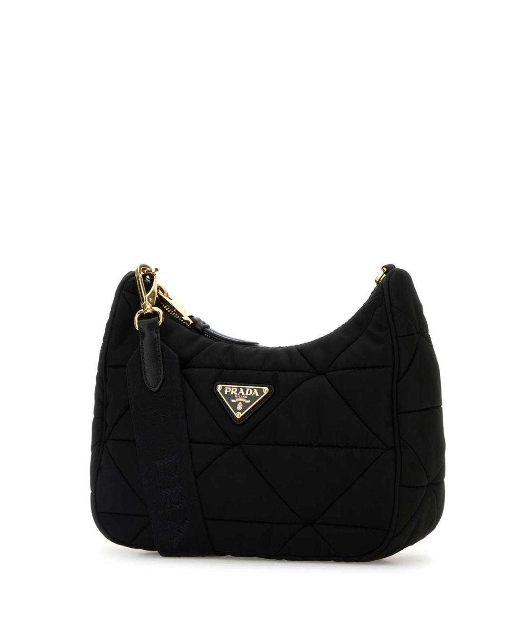 PRADA Черная синтетическая сумка через плечо, фото 2