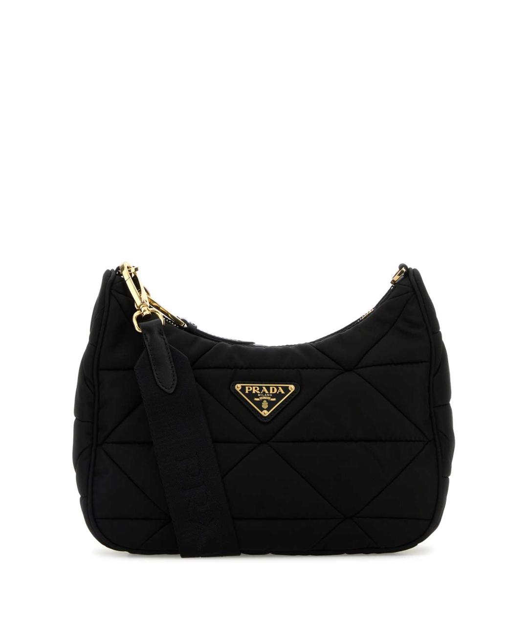 PRADA Черная синтетическая сумка через плечо, фото 1