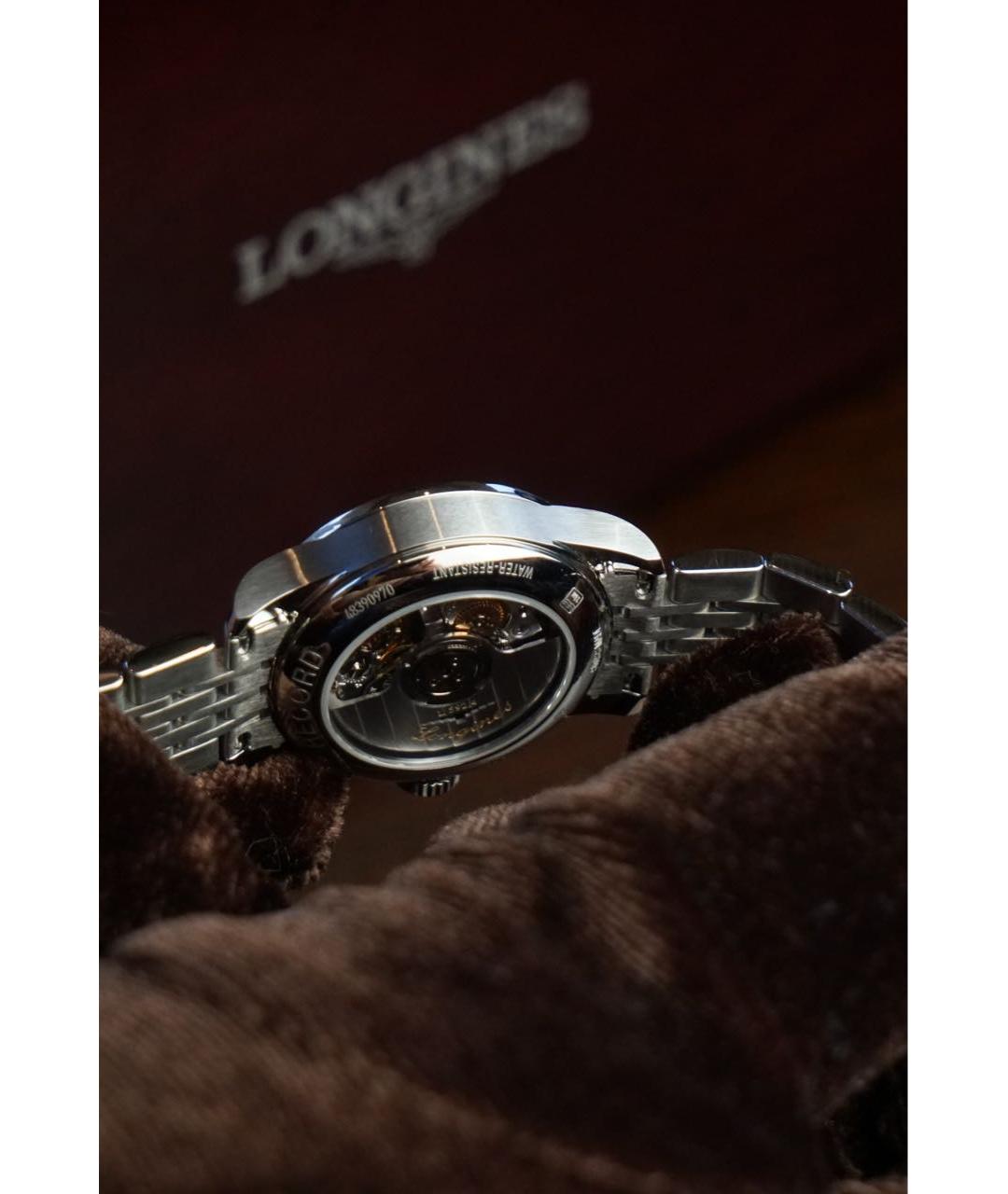LONGINES Серебряные металлические часы, фото 5