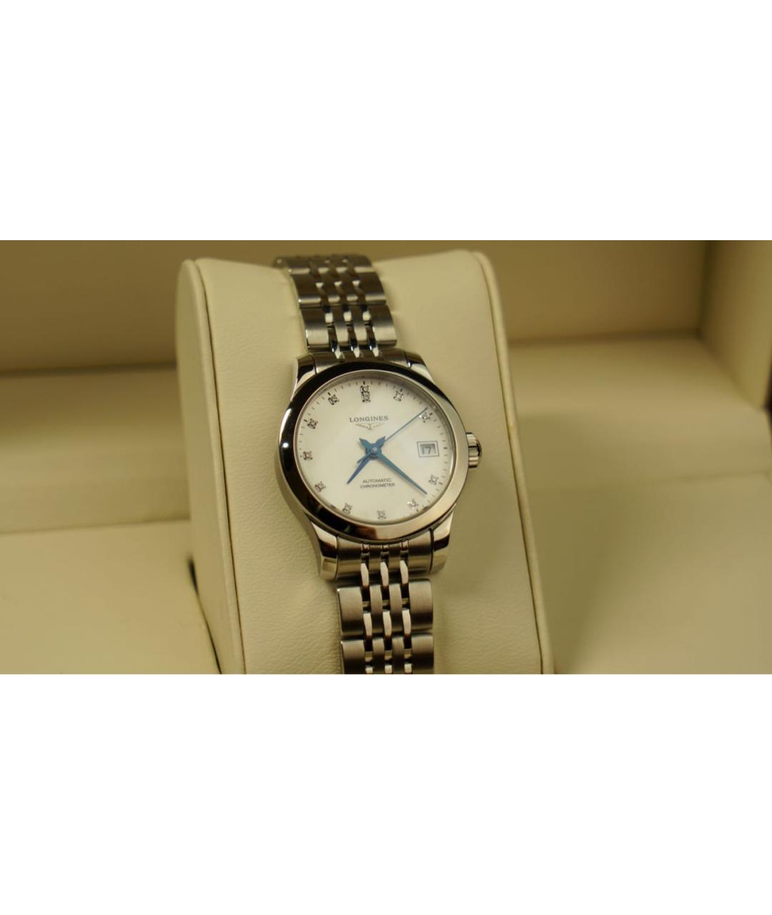 LONGINES Серебряные металлические часы, фото 2