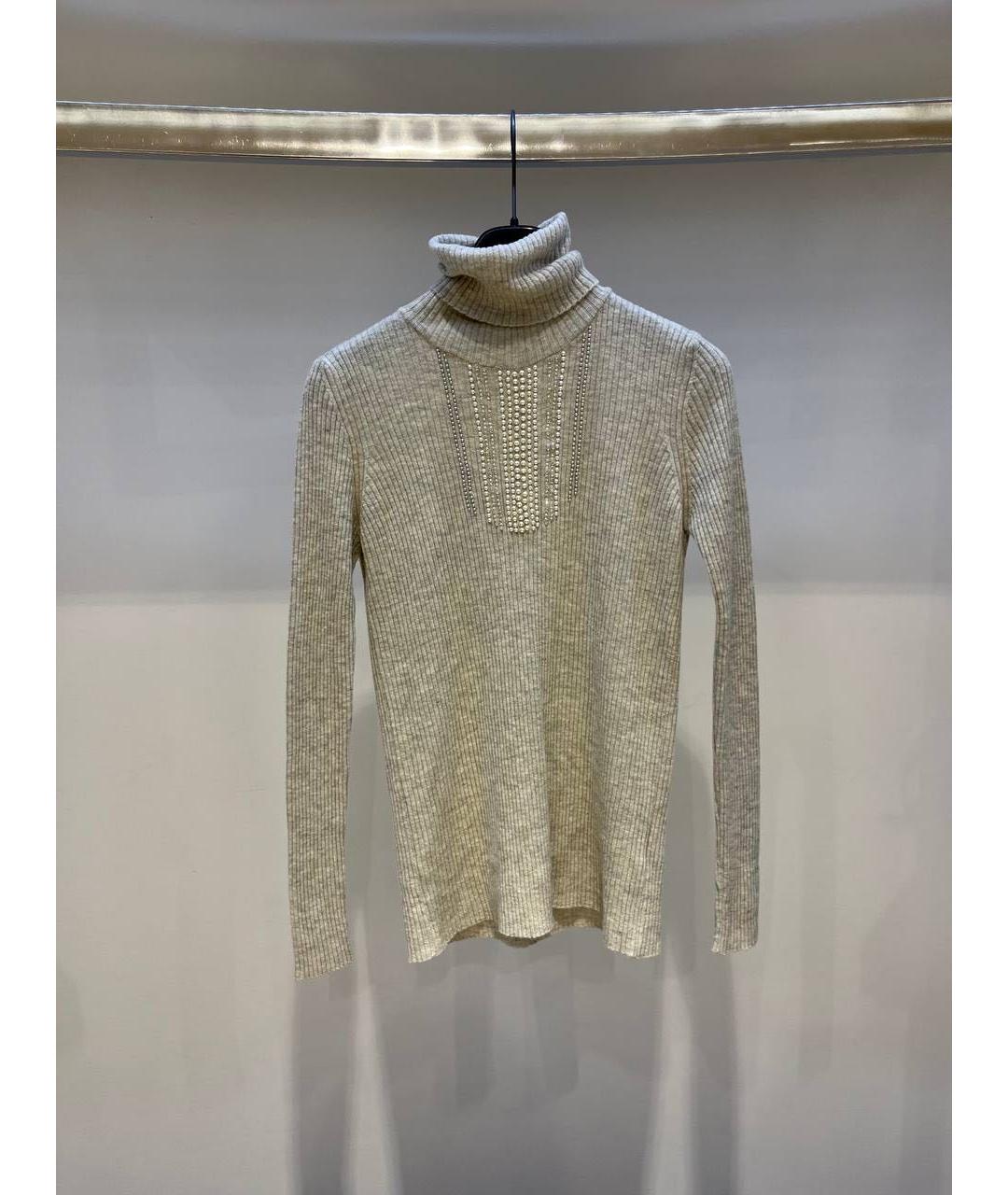 BLUMARINE Серая водолазка, фото 3