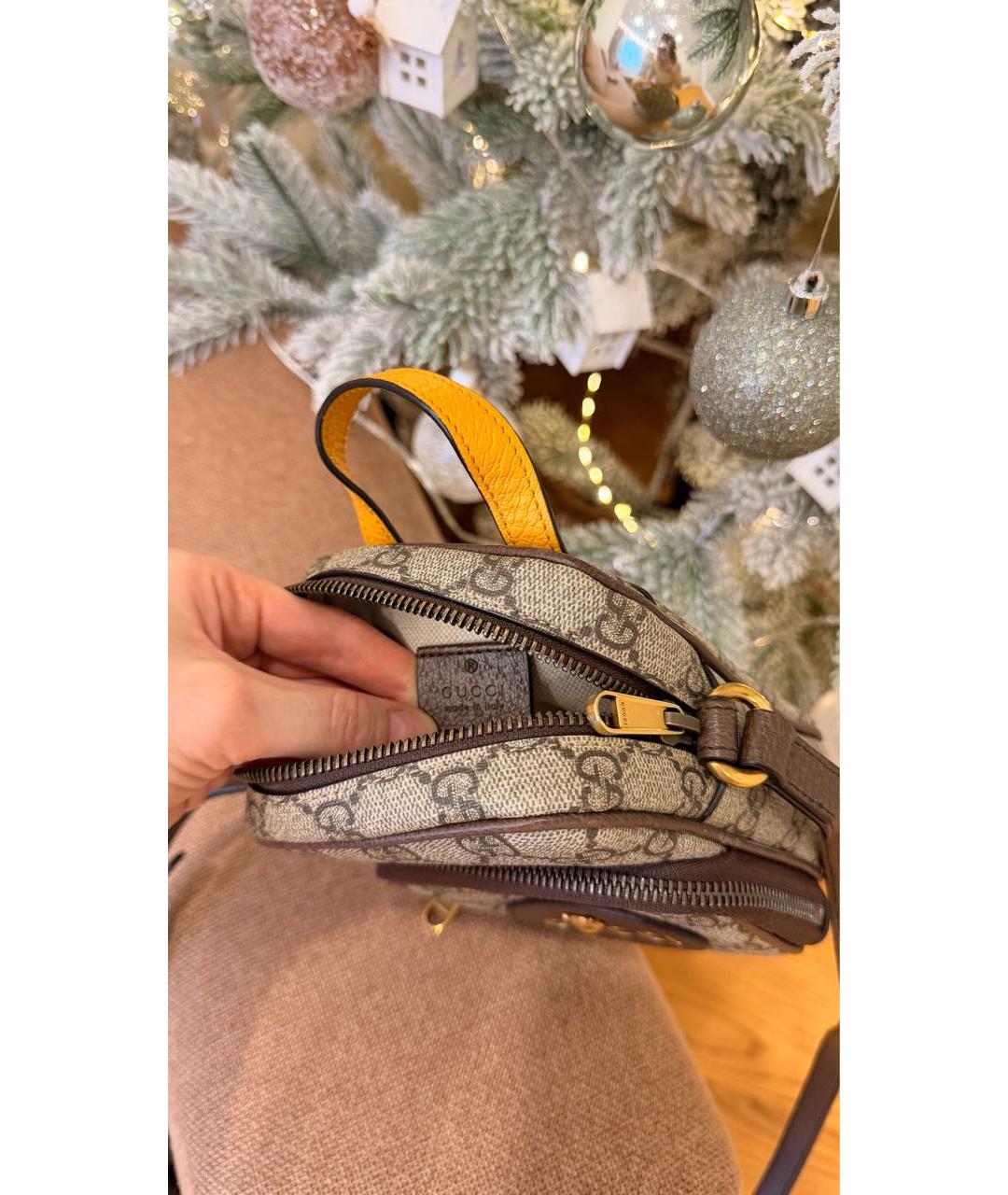 GUCCI Коричневая сумка через плечо, фото 4