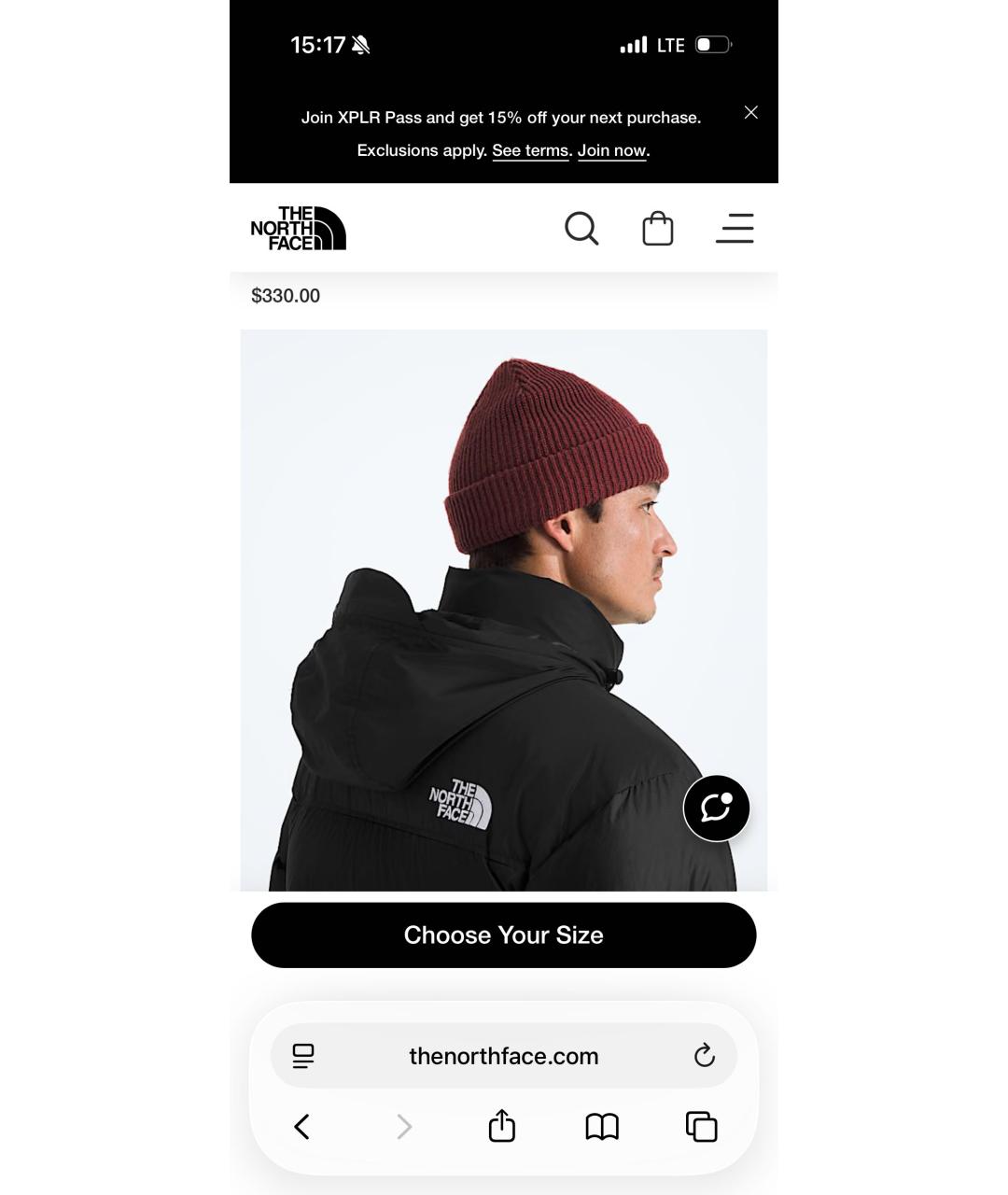 THE NORTH FACE Черный пуховик, фото 4