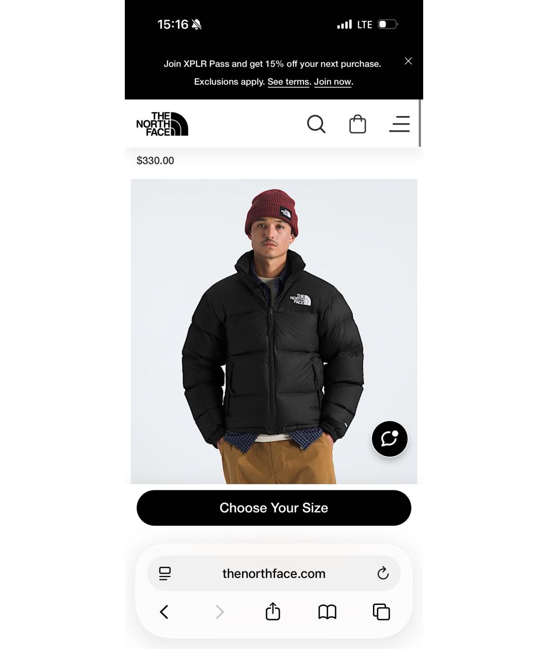 THE NORTH FACE Черный пуховик, фото 3