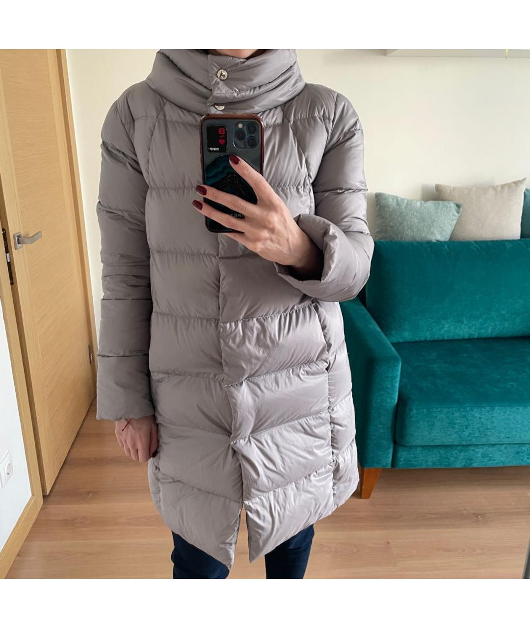 BOGNER Серебрянный полиэстеровый пуховик, фото 5