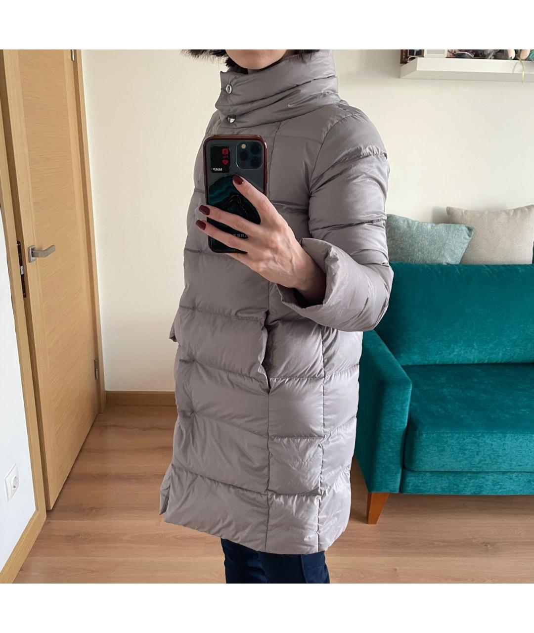 BOGNER Серебрянный полиэстеровый пуховик, фото 6