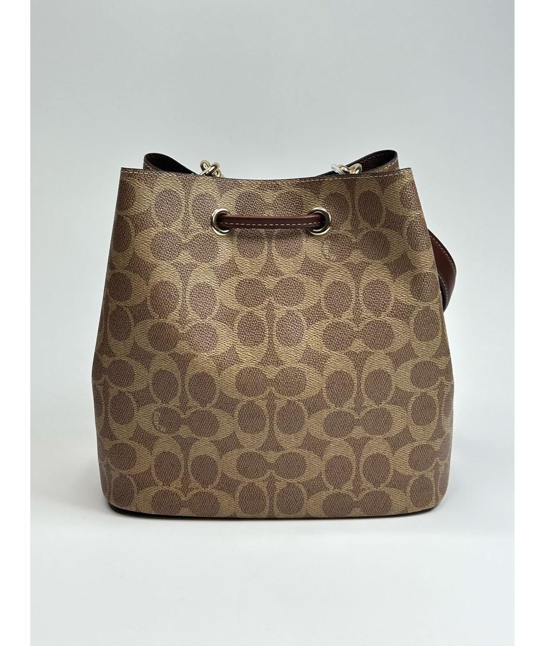 COACH Коричневая сумка тоут, фото 2