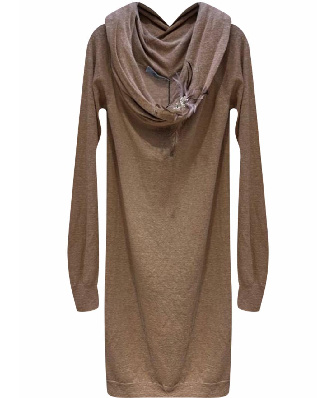 BLUMARINE Коричневое повседневное платье, фото 1
