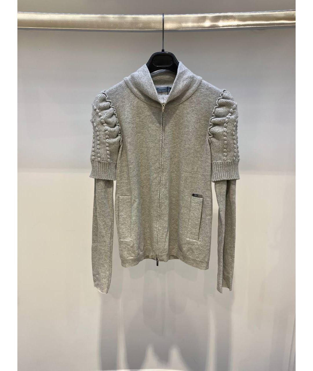 BLUMARINE Серый кардиган, фото 3