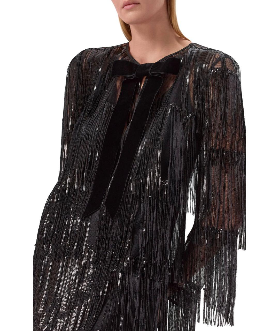 NINA RICCI Черное вечернее платье, фото 4