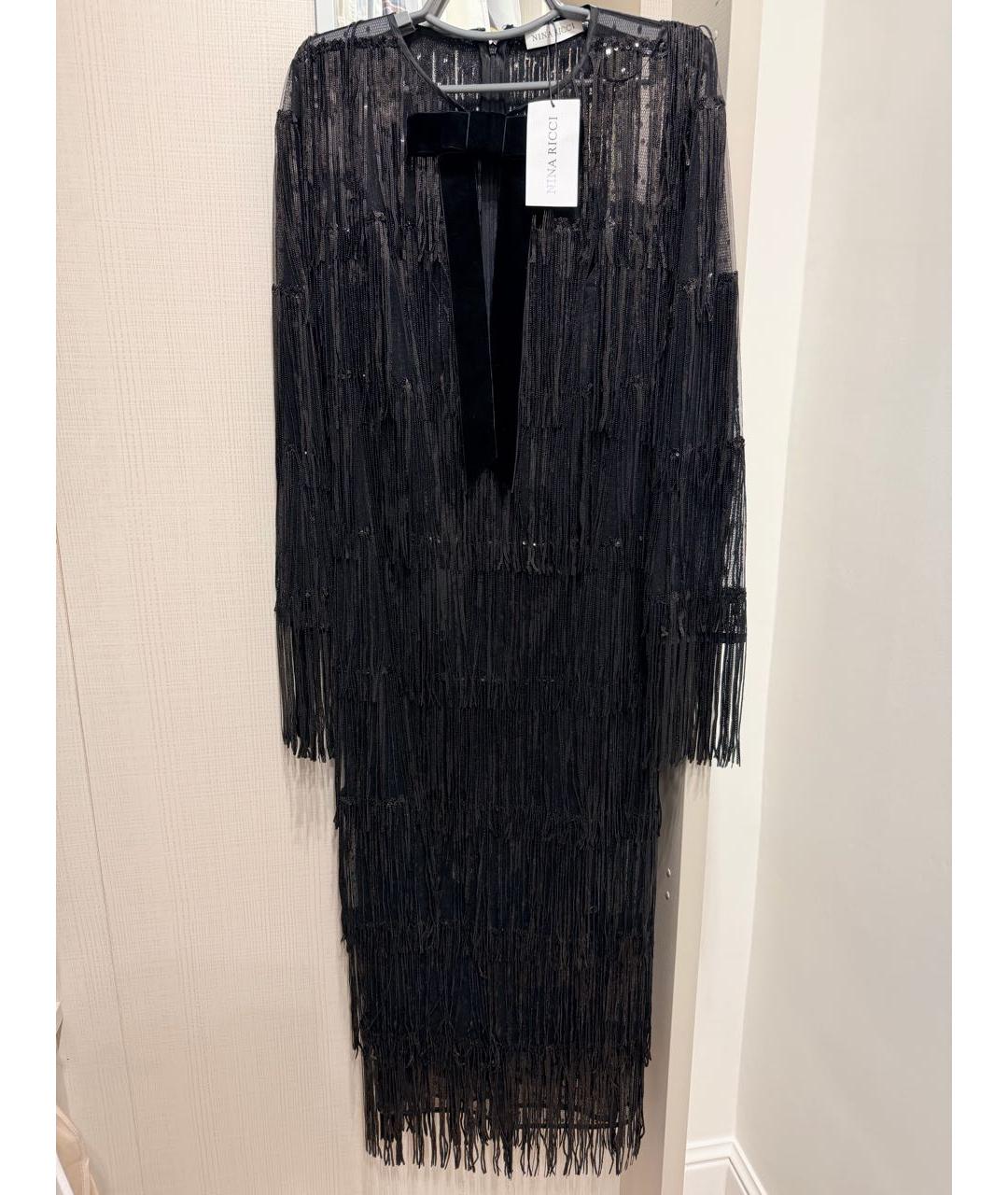 NINA RICCI Черное вечернее платье, фото 2