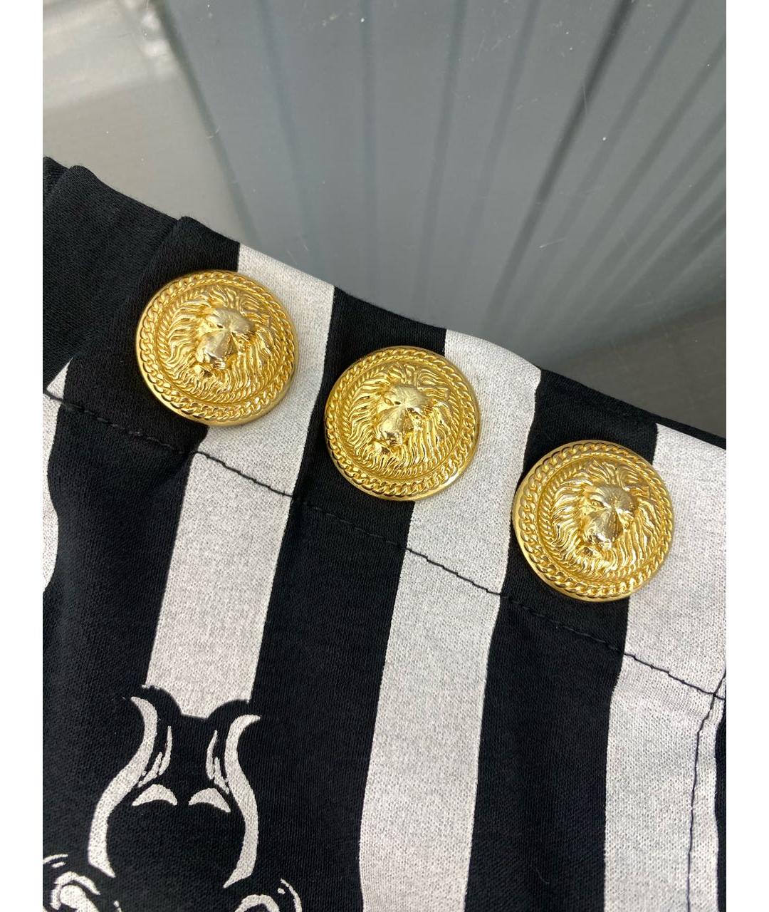 BALMAIN Черная хлопковая майка, фото 5