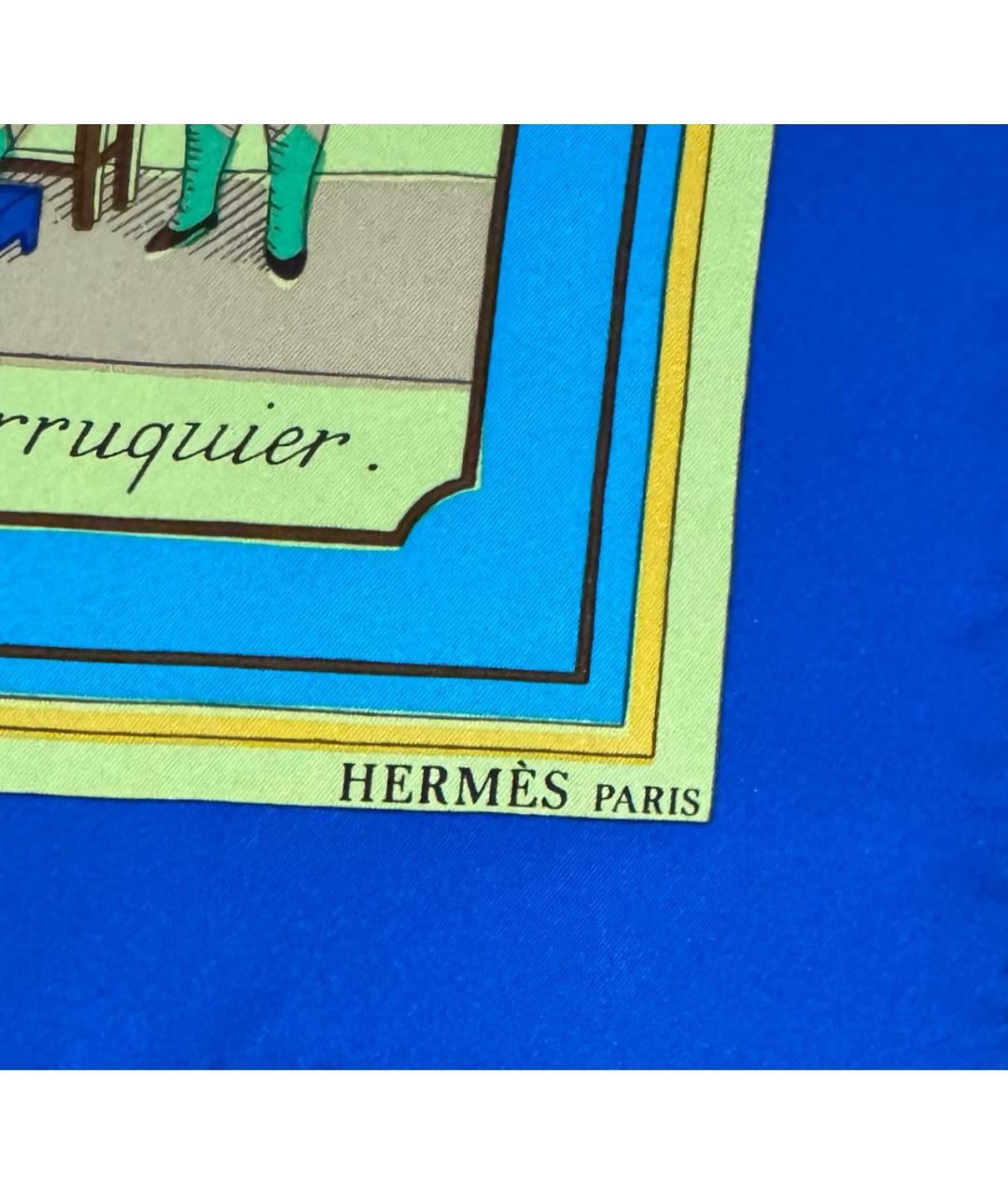 HERMES Мульти шелковый платок, фото 2