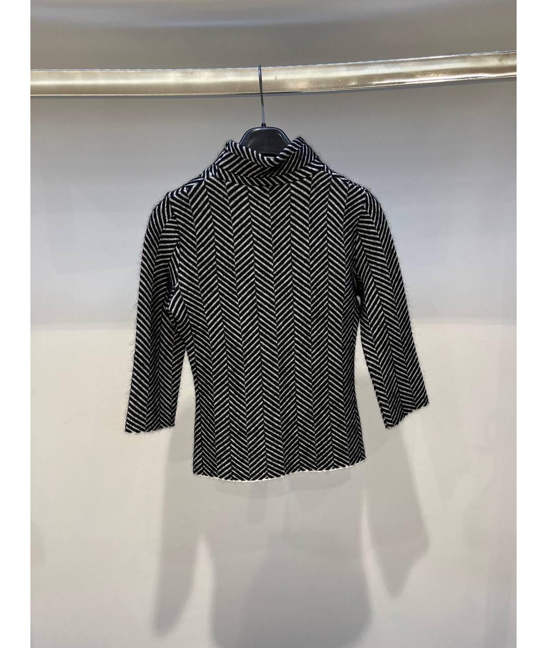 BLUMARINE Антрацитовый джемпер / свитер, фото 2