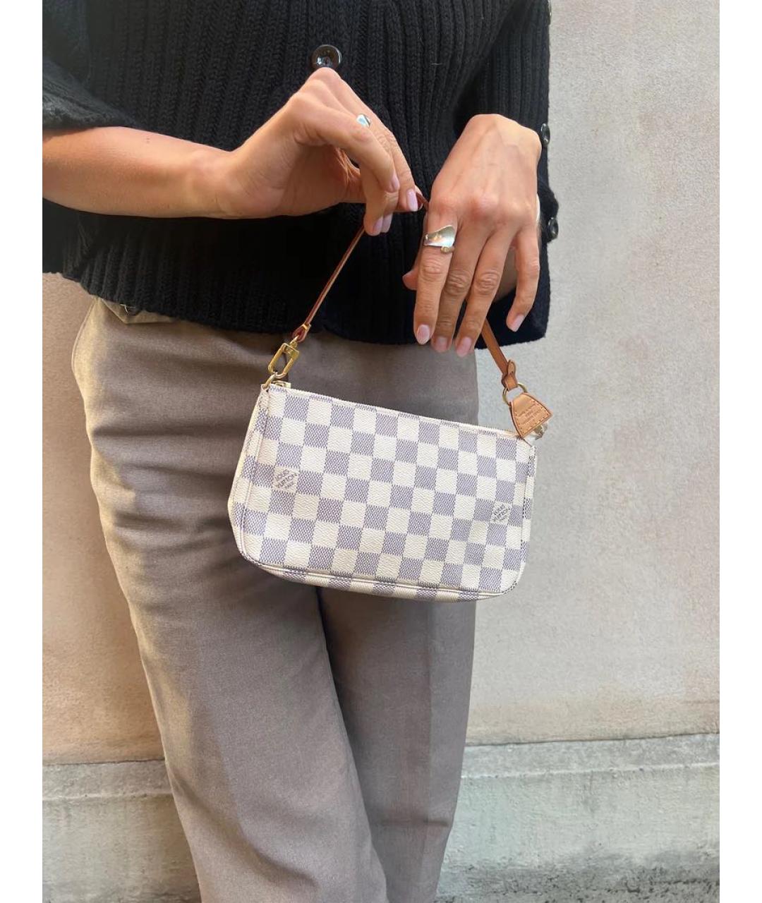 LOUIS VUITTON Бежевая сумка через плечо, фото 8