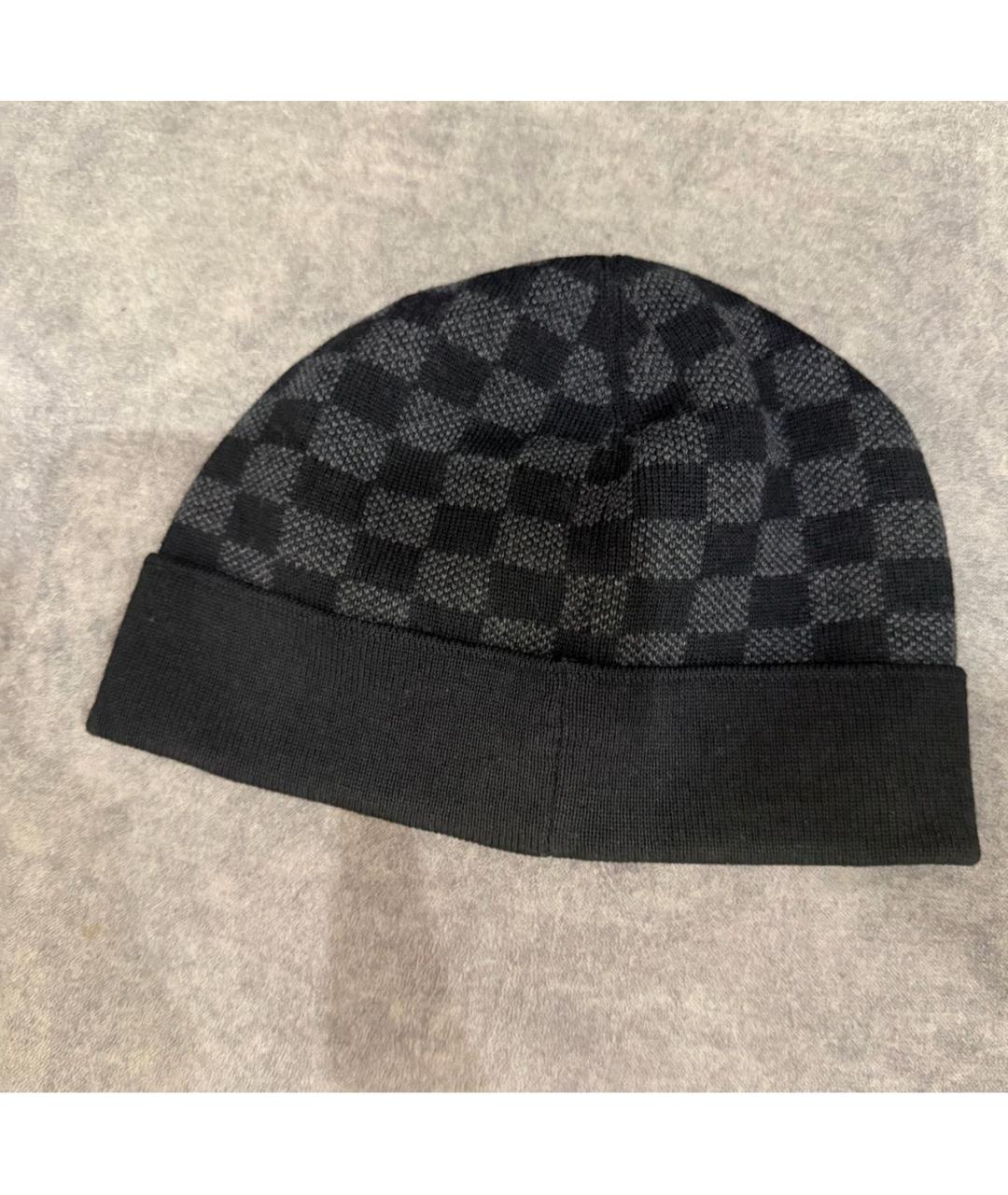 LOUIS VUITTON Серая шерстяная шапка, фото 2