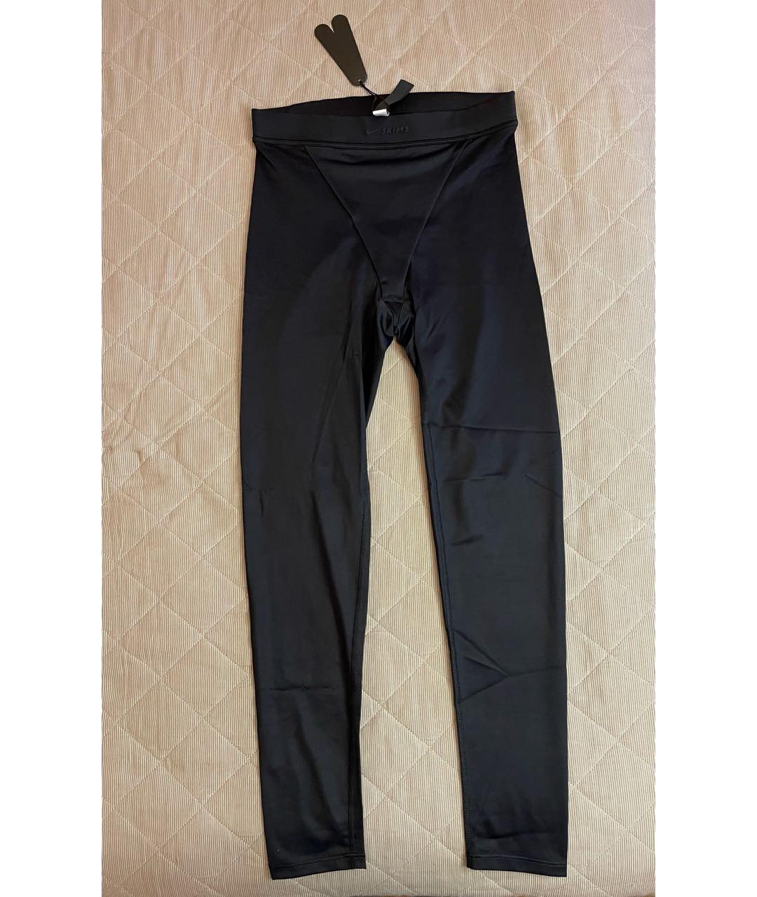 SKIMS Черные полиамидовые леггинсы и велосипедки, фото 9