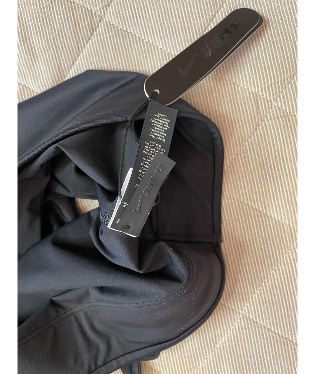 SKIMS Черные полиамидовые леггинсы и велосипедки, фото 5