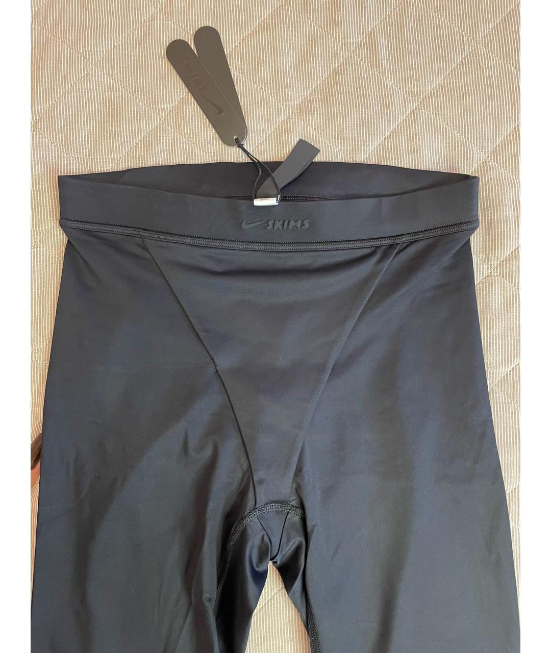 SKIMS Черные полиамидовые леггинсы и велосипедки, фото 3