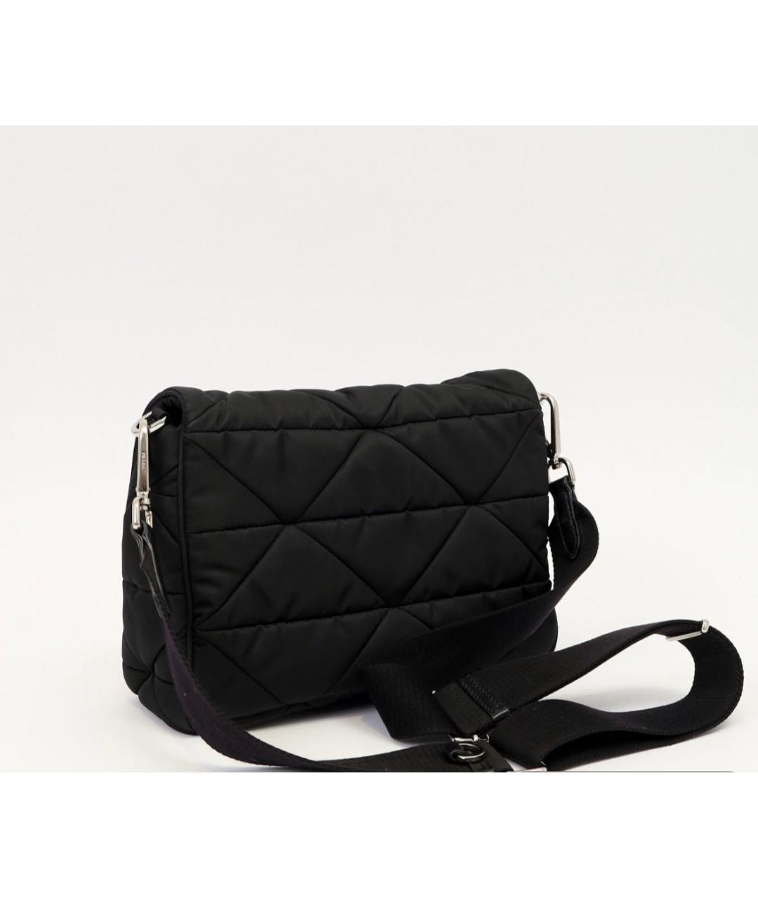 PRADA Черная тканевая сумка через плечо, фото 3