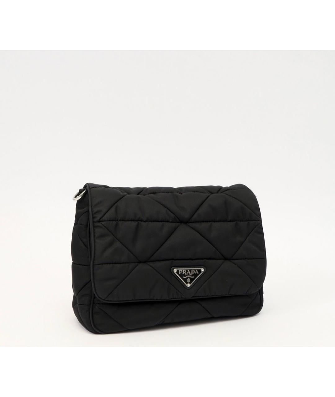 PRADA Черная тканевая сумка через плечо, фото 8