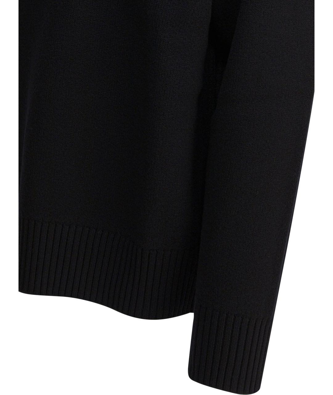 Ami Paris Черный шерстяной джемпер / свитер, фото 4